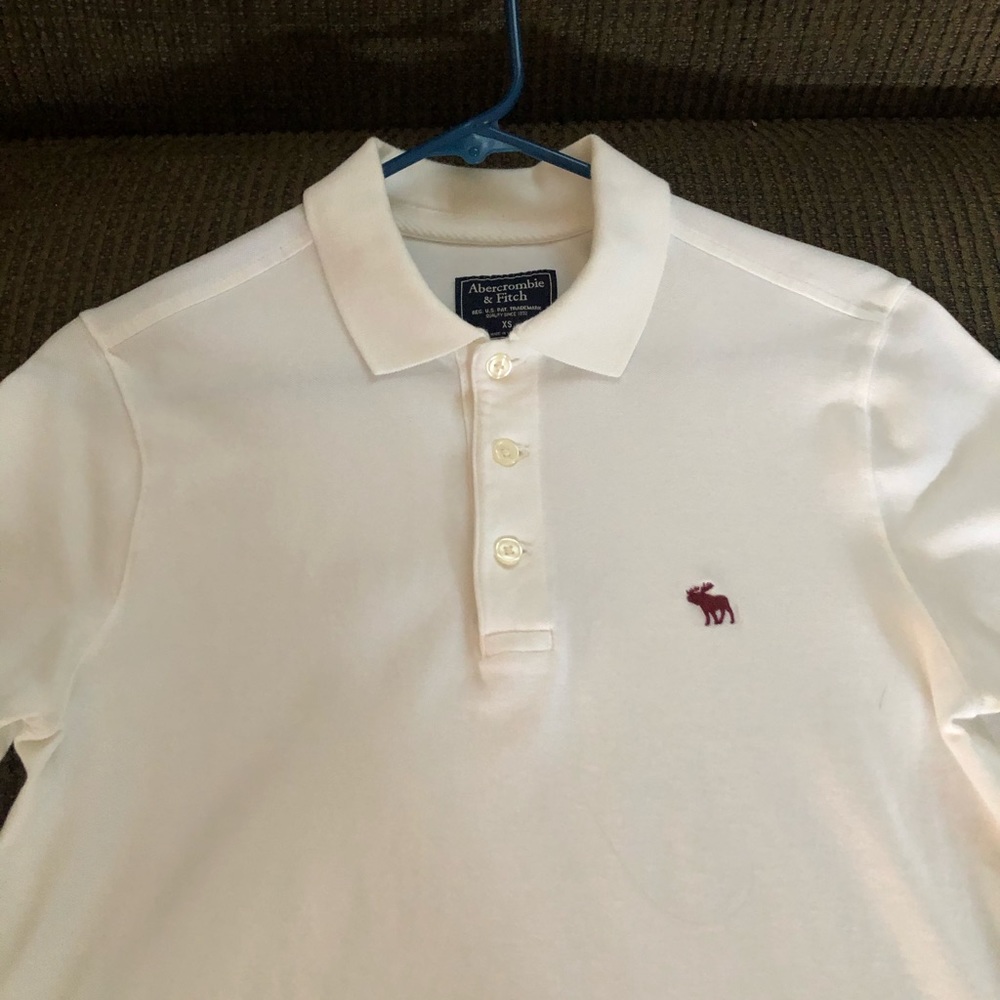 White Abercrombie Polo